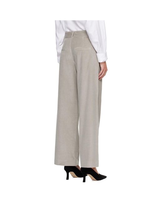 Max Mara White Eneide Trousers