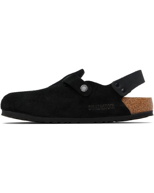 Birkenstock Black Regular Tokio Suede Loafers for men