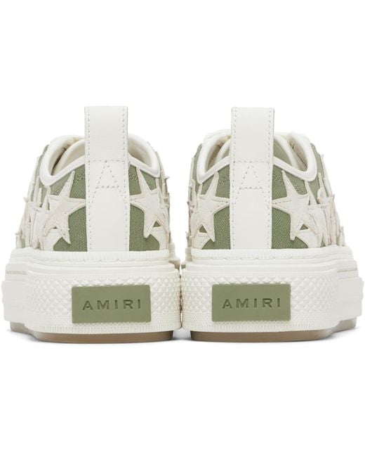 Amiri Black Stars Court Low Sneakers