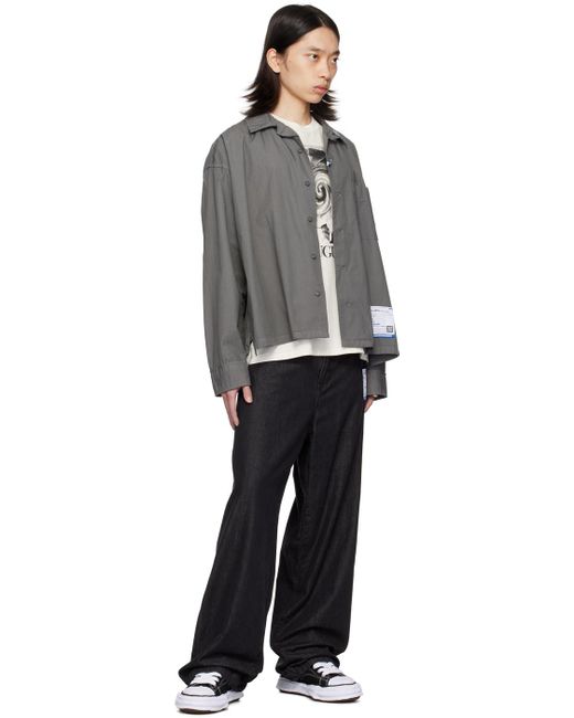 Jean Ample Noir En Coton Et En Tencel Maison Mihara Yasuhiro pour homme en coloris Black