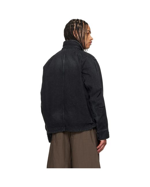 Sacai Blue Faded Denim Jacket for men