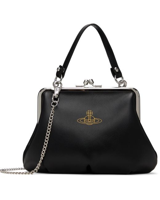 Vivienne Westwood Black Granny Frame Bag