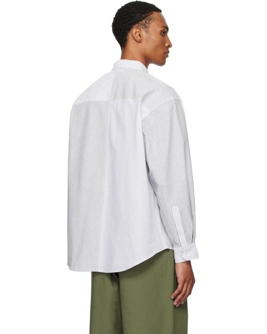 (w)taps White Bd 05 Shirt for men