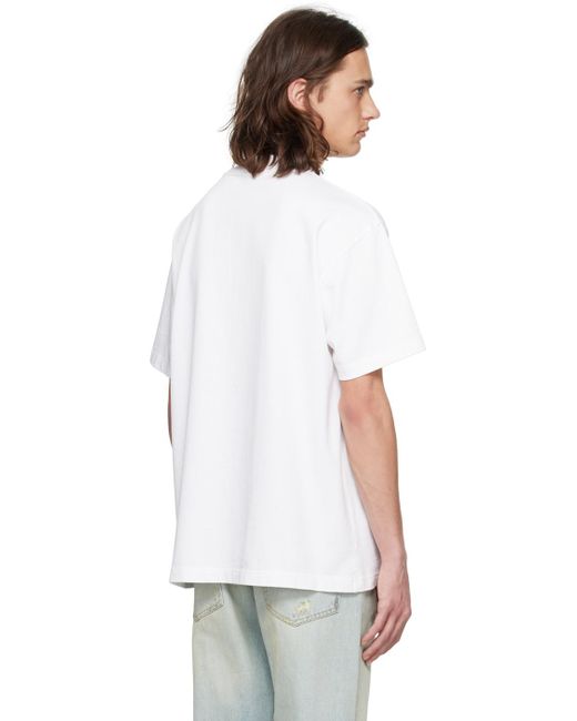 T-shirt alias blanc 424 pour homme en coloris White