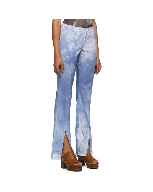 Elliss Blue Handy Jean Print Jeans