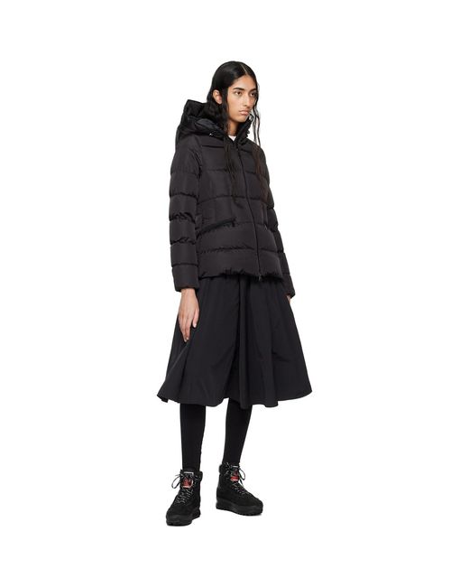Moncler Black Avoce Short Down Jacket