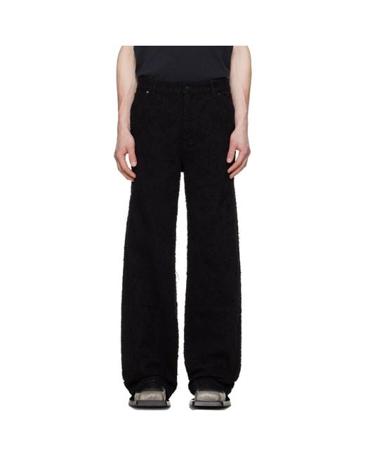 Louis-Gabriel Nouchi Black Nep Denim Jeans for men