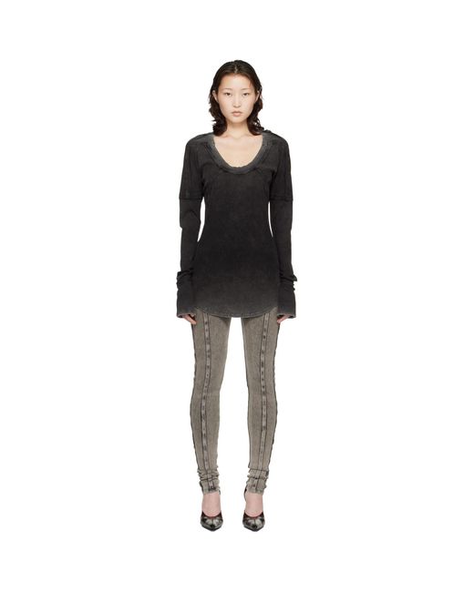 KNWLS Black Bellona Tunic Minidress