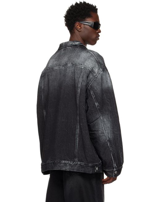 Balenciaga Black Trompe-l'œil Jacket for men