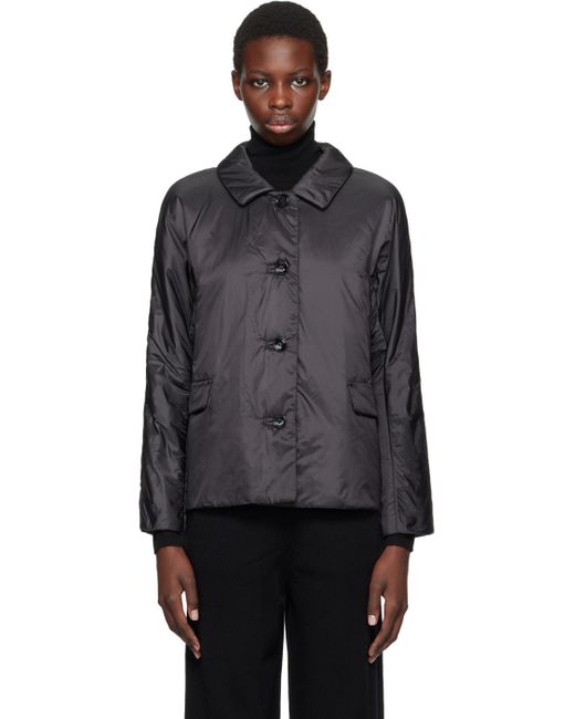 Max Mara Black The Cube Water-Repellent Jacket & Tote Set