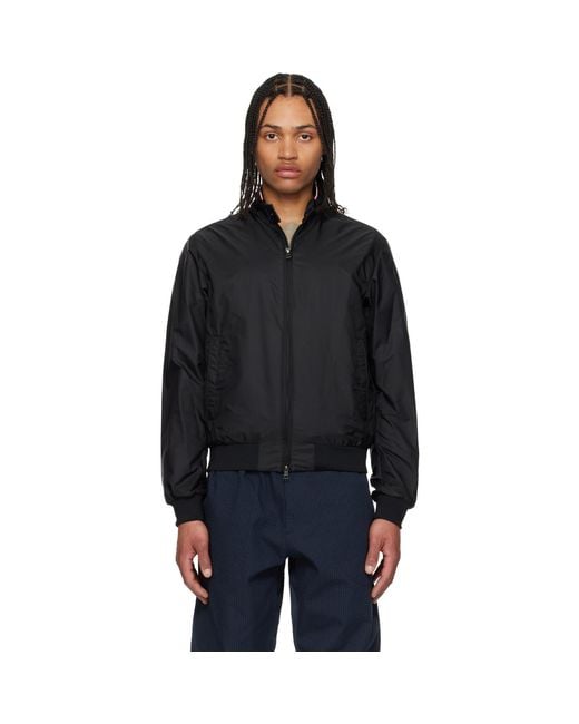 Moncler Black Reppe Rain Jacket for men