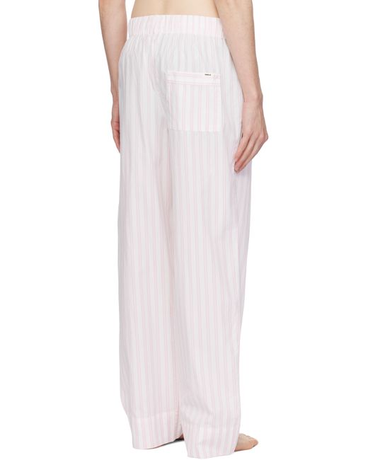 Tekla Pink Poplin Pyjama Pants for men