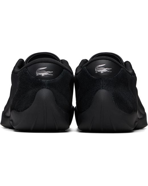Lacoste Black Protect Leather Sneakers for men