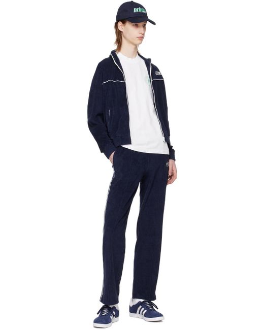 Sporty & Rich Blue Prince Edition Track Jacket for men