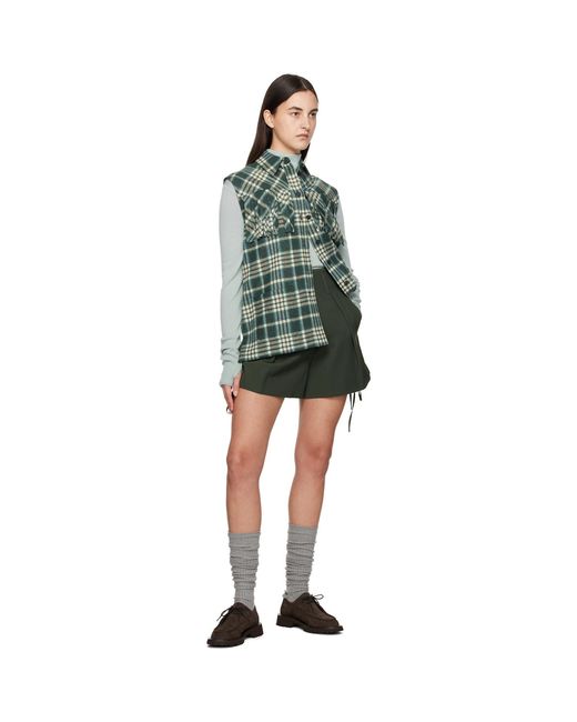 Weekend by Maxmara Green Khaki Colle Vest