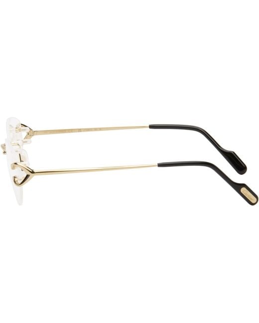 Cartier Black Classic C De Glasses for men