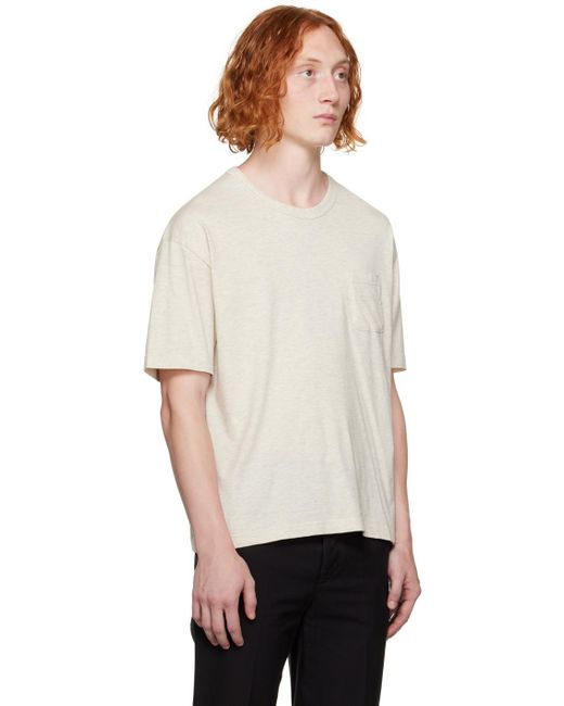 Visvim Black Off-white Ultimate Jumbo T-shirt for men