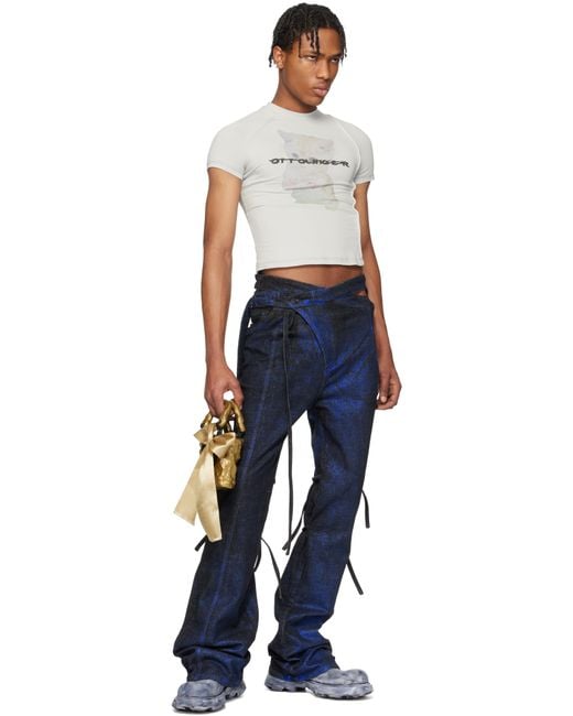 OTTOLINGER Ssense Exclusive & Signature Wrap Denim Jeans in