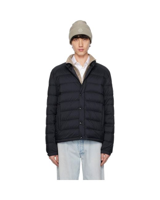 Moncler Black Selves Short Down Jacket for men