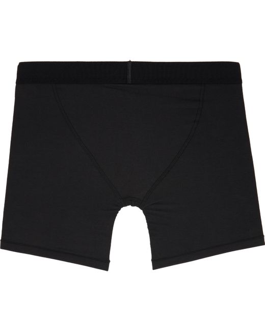 Skims Black Three-Pack Cotton 5 Boxer Briefs for men