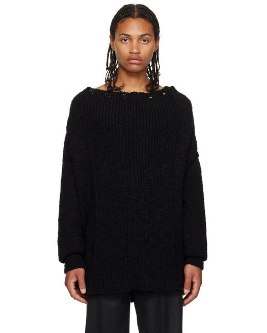 T/SEHNE Deep-pleat Turtleneck in Black for Men | Lyst Canada