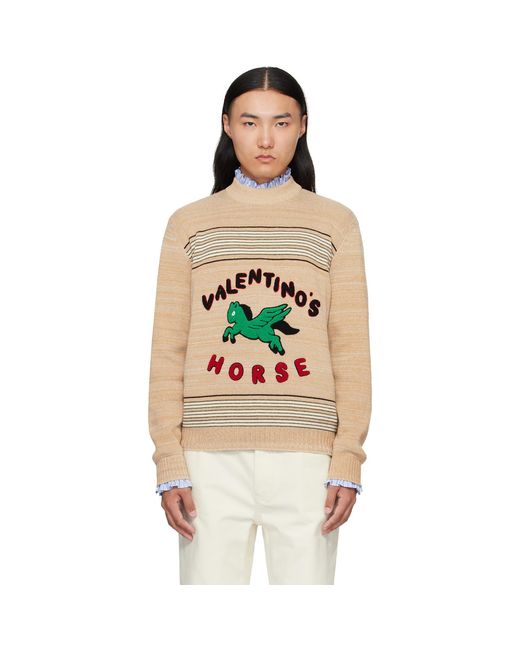 Valentino Multicolor 'S Horse' Sweater for men