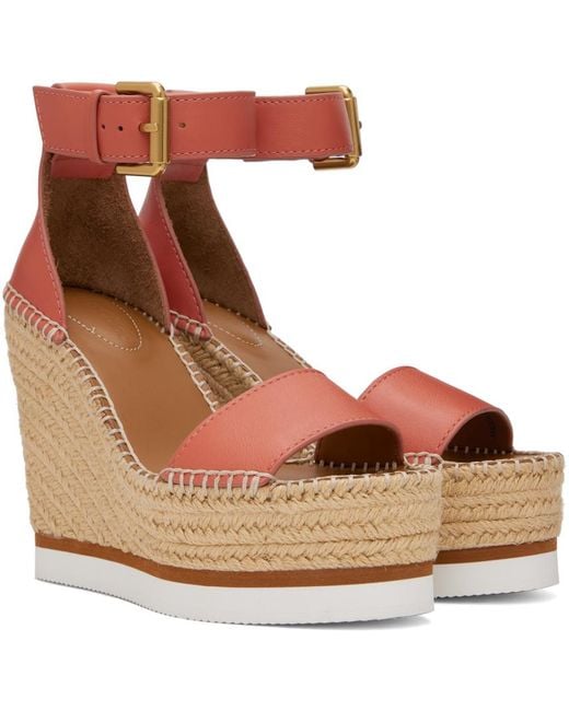 See By Chloé Brown Glyn Espadrille Sandals