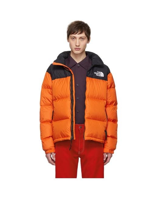 The North Face Orange Down 1996 Retro Nuptse Jacket for men