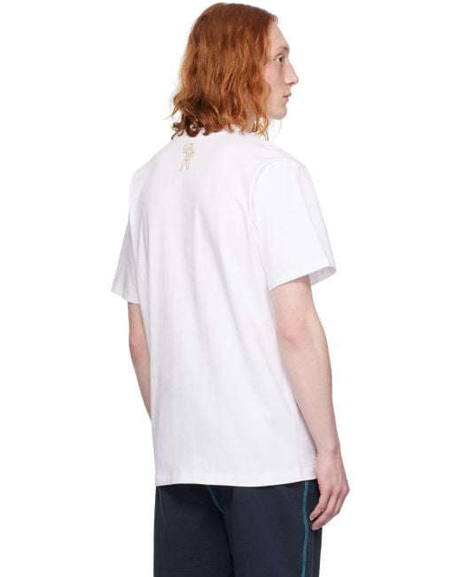 BBCICECREAM White Script T-shirt for men