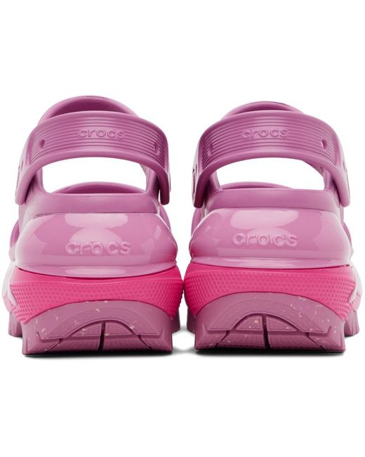 CROCSTM Pink Mega Crush Sandals
