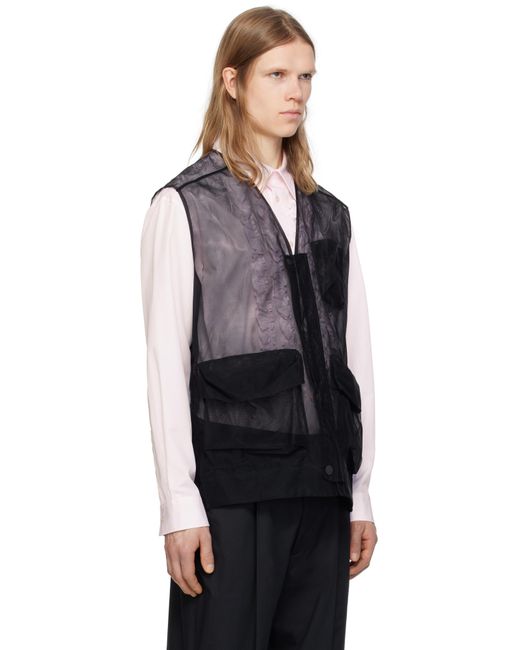 Veste Utilitaire Noire À Poches Simone Rocha pour homme en coloris Black