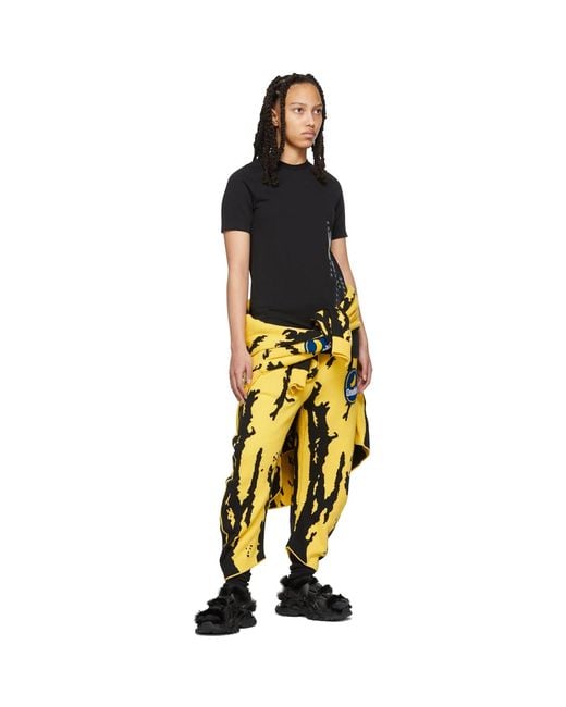 Doublet Black Stretching Onesize T-Shirt