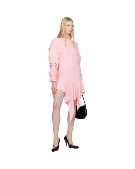 Ashley Williams Pink Wing Minidress