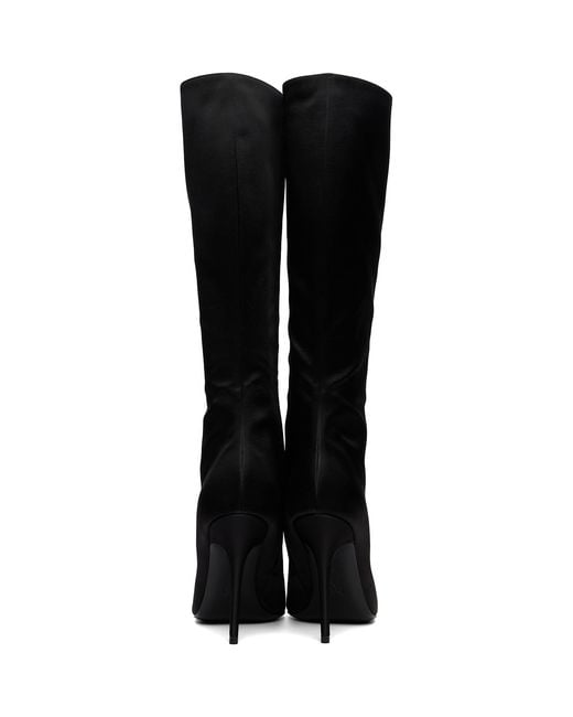 AMINA MUADDI Black Barbara 105 Tall Boots