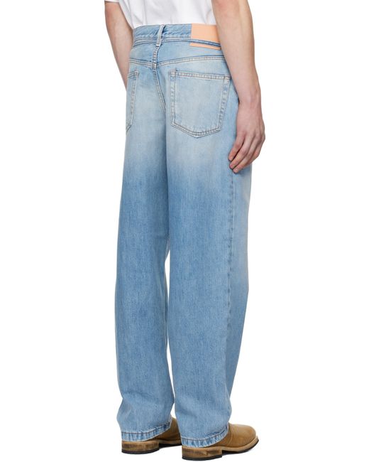 メンズ Acne ブルー 1991 Toj ルーズフィット ジーンズ Blue