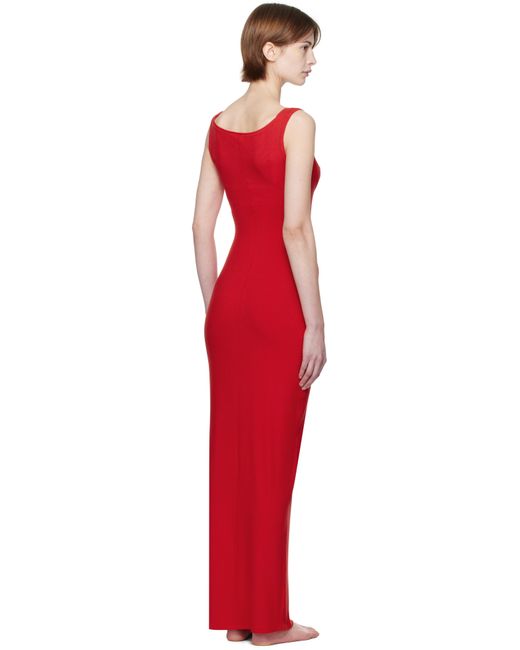 Robe Débardeur Longue Rouge Skims en coloris Red