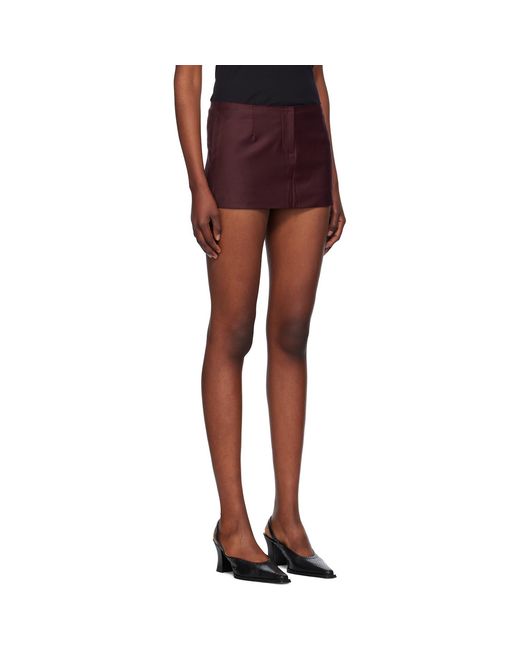 AYA MUSE Red Salas Miniskirt