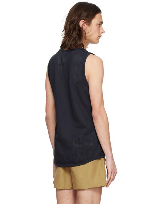 Howlin' By Morrison Black Mesh Adults Only Tank Top for men