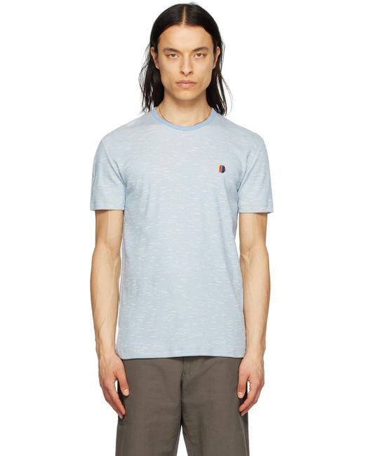 Paul Smith Multicolor Blue Embroidered T-shirt for men