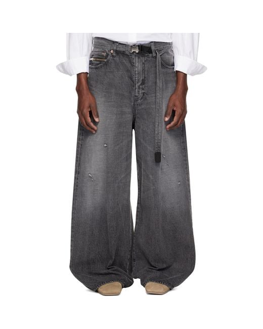 Sacai Black Beyondexx Jeans for men
