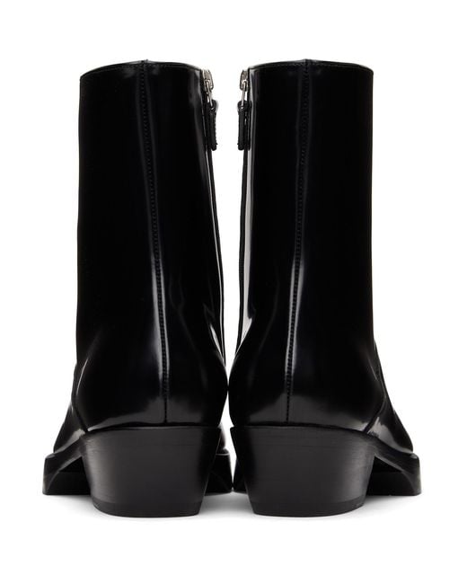 Bottega Veneta Black Dalton Boots for men