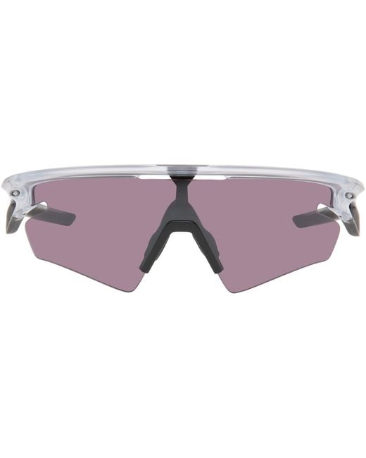 Oakley Purple Transparent Sphaera Slash Sunglasses for men