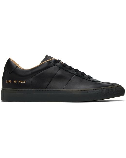 Common Projects Black Court Classic Sneakers for men