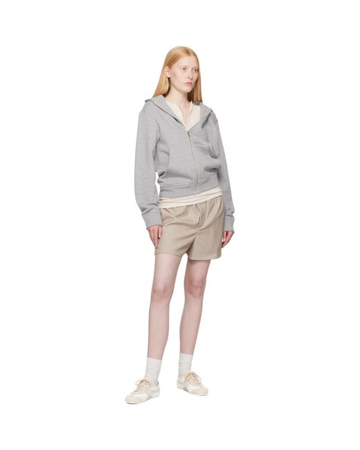 AMI Multicolor Wool Elasticated Shorts