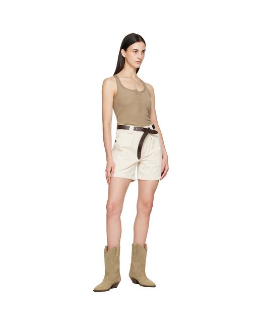 Isabel Marant White Off- Eveja Shorts