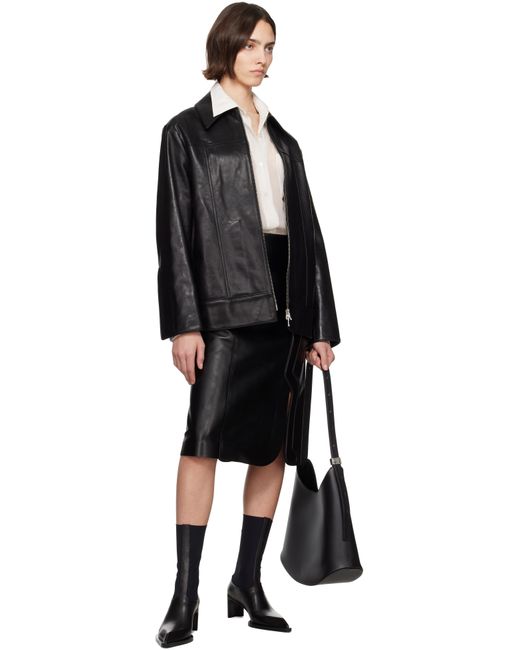 Jil Sander ブラック ミディアム Eldorado バッグ Black
