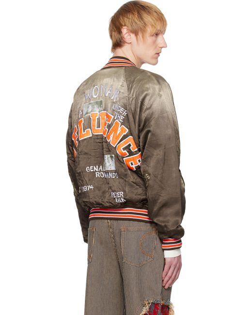 PALY Brown Cassavettes Bomber Jacket for men