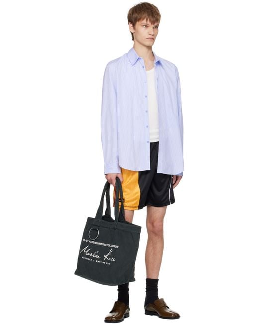 Martine Rose Black Bondage Tote for men