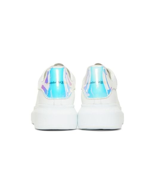 Oversized Sneakers - Alexander Mcqueen - White/Holographic - Leather  Pony-style calfskin ref.463098 - Joli Closet