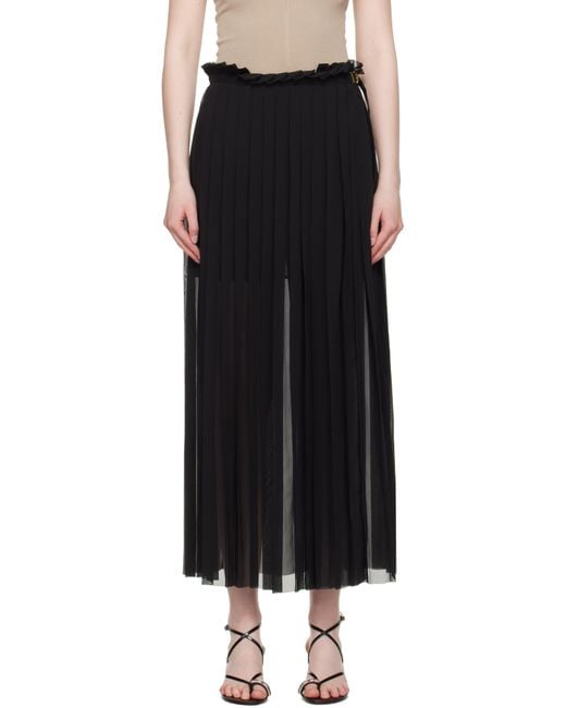 【関税込み】AMI Paris ブラック プリーツ ミディアム スカート Ami Paris ブラック プリーツ ミディアム スカート ブラック | Lyst